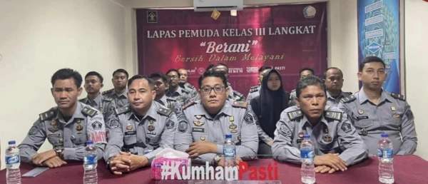 Diskusi Strategi Hukum dan HAM: Lapas Pemuda Langkat Asah Kompetensi Petugas - Digital Media Public